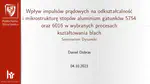 Wpływ impulsów prądowych na odkształcalność i mikrostrukturę stopów aluminium gatunków 5754 oraz 6016 w wybranych procesach kształtowania blach