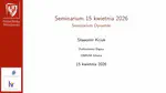 Seminarium 15 kwietnia