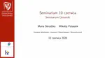 Seminarium 10 czerwca